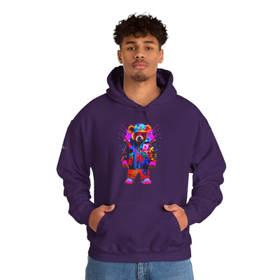 Glowing Hip Hop Bear Purple