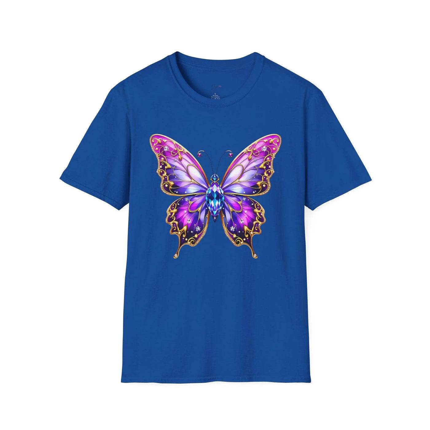 Colorful Butterfly Graphic Unisex T-Shirt – Softstyle Tee for Nature Lovers - Jaisaja
