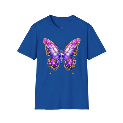 Colorful Butterfly Graphic Unisex T-Shirt – Softstyle Tee for Nature Lovers - Jaisaja