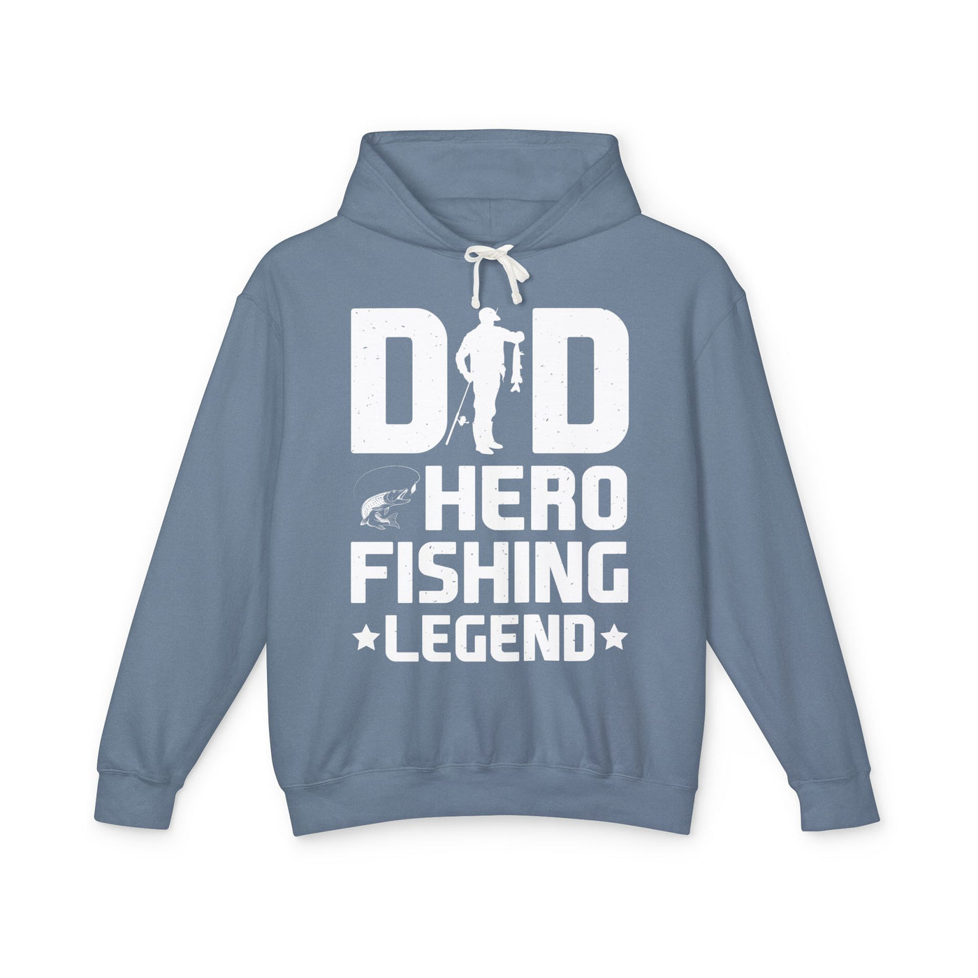 Dad Hero Fishing Legend Blue Jeans