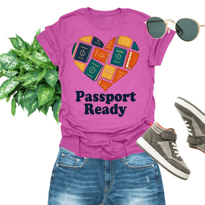 Passport Ready: Travel-Ready T-Shirt Passport Ready