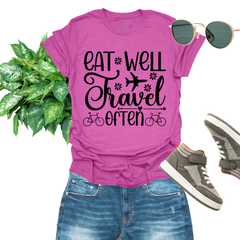 Eat Well Travel Often Tee
