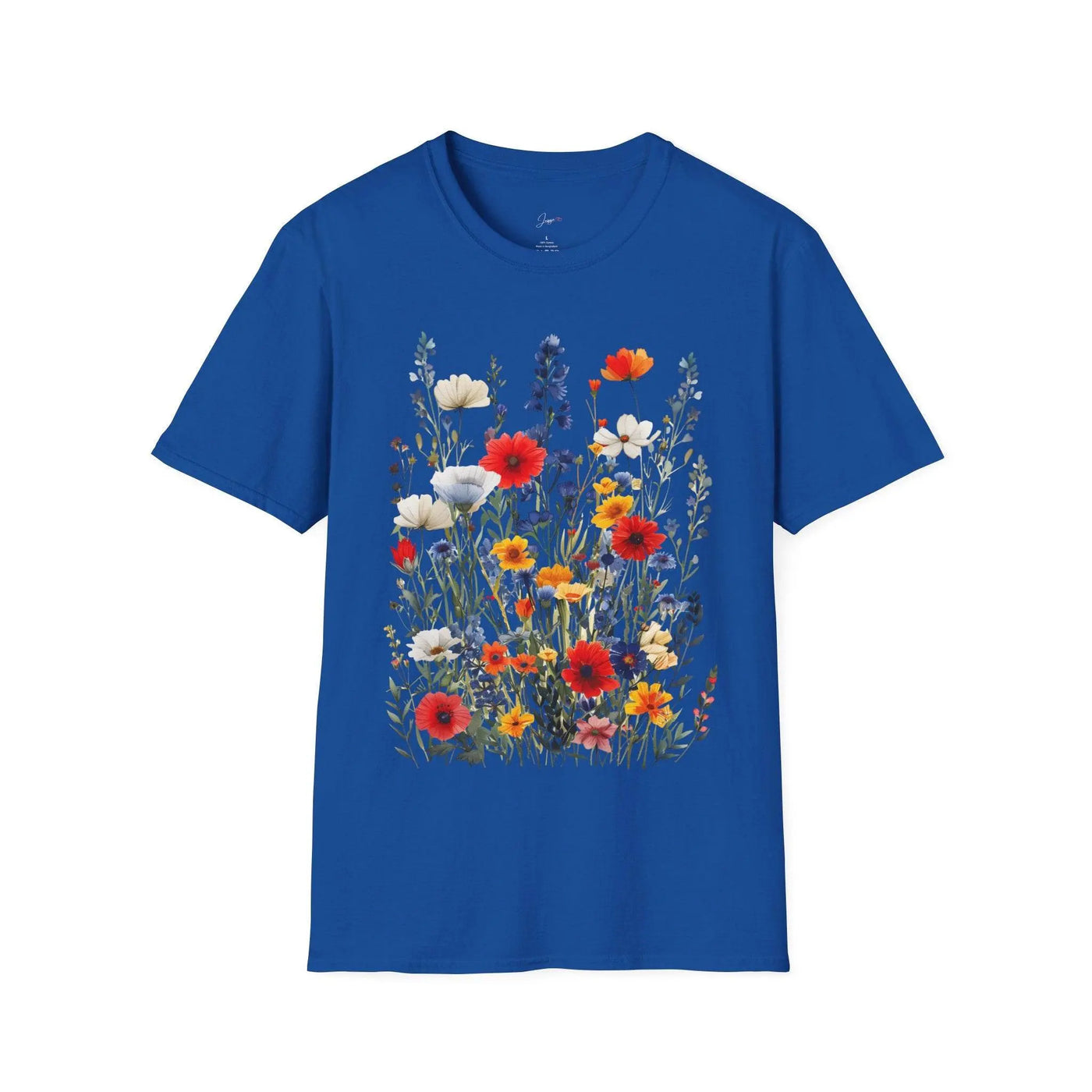 Floral Garden Unisex Softstyle T-Shirt - Comfortable Nature-Inspired Apparel - Jaisaja