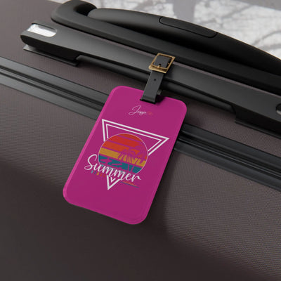 colorful luggage tag Printify