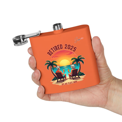 Retired 2025 Off My Plate Now - 6 oz Flask