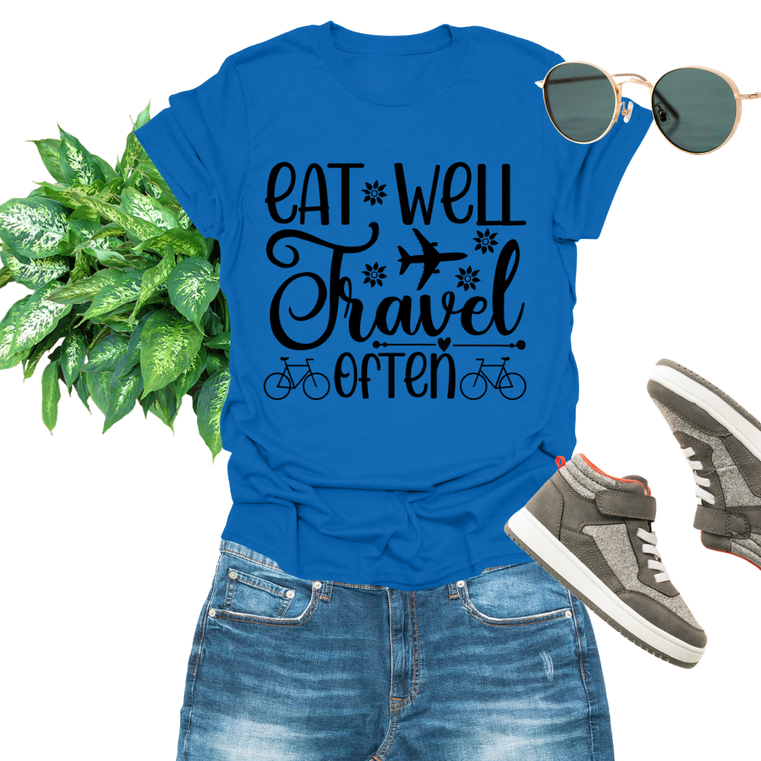 Eat Well Travel Often Tee