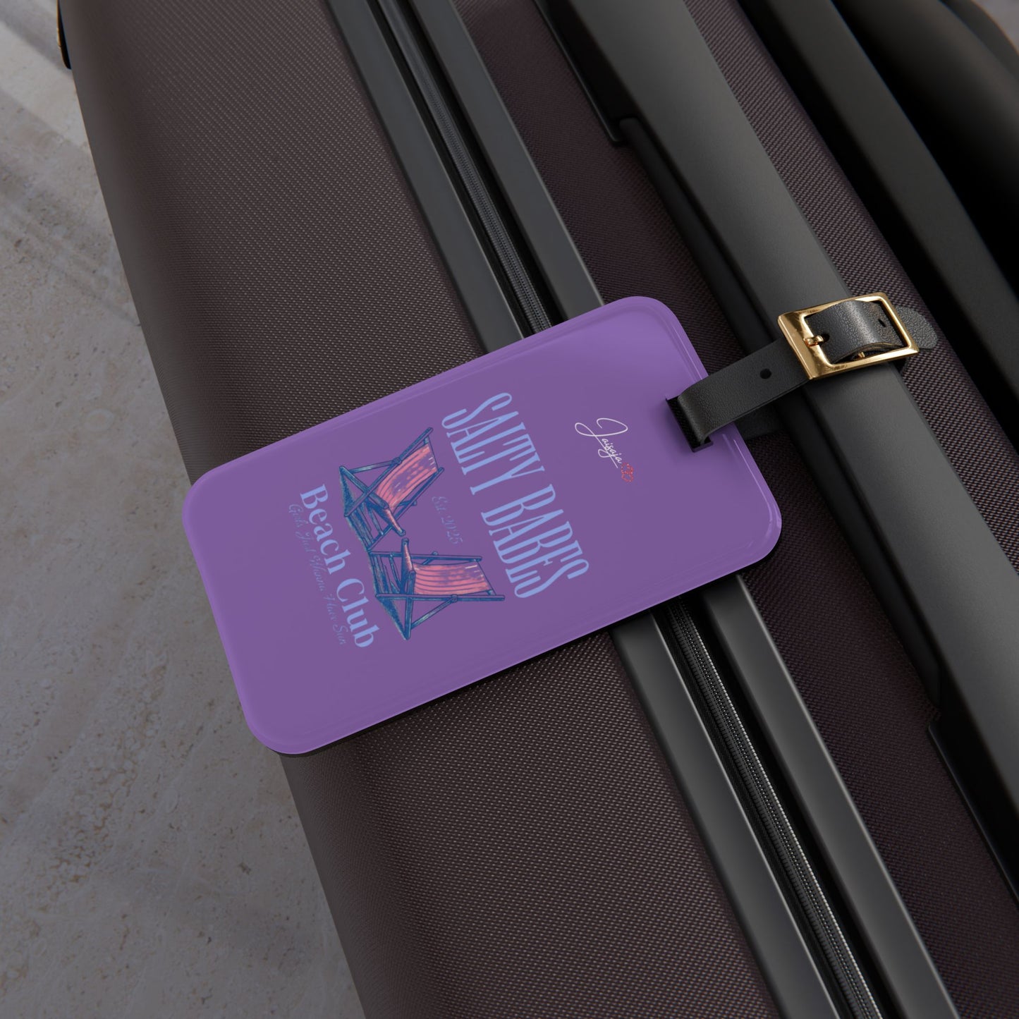 Salty Babes Beach Club - Luggage Tag