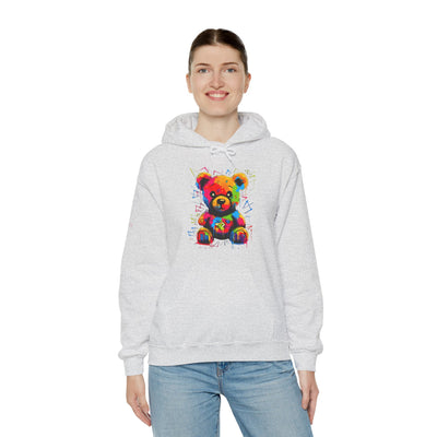 Geo Teddy Ash Gray