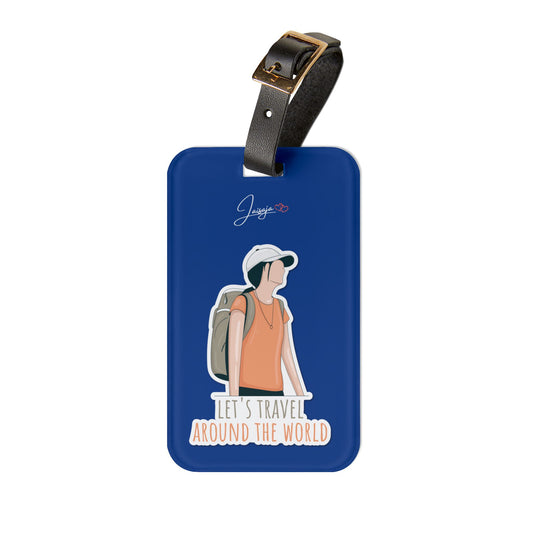 Let's Travel Around The World -  Luggage Tag