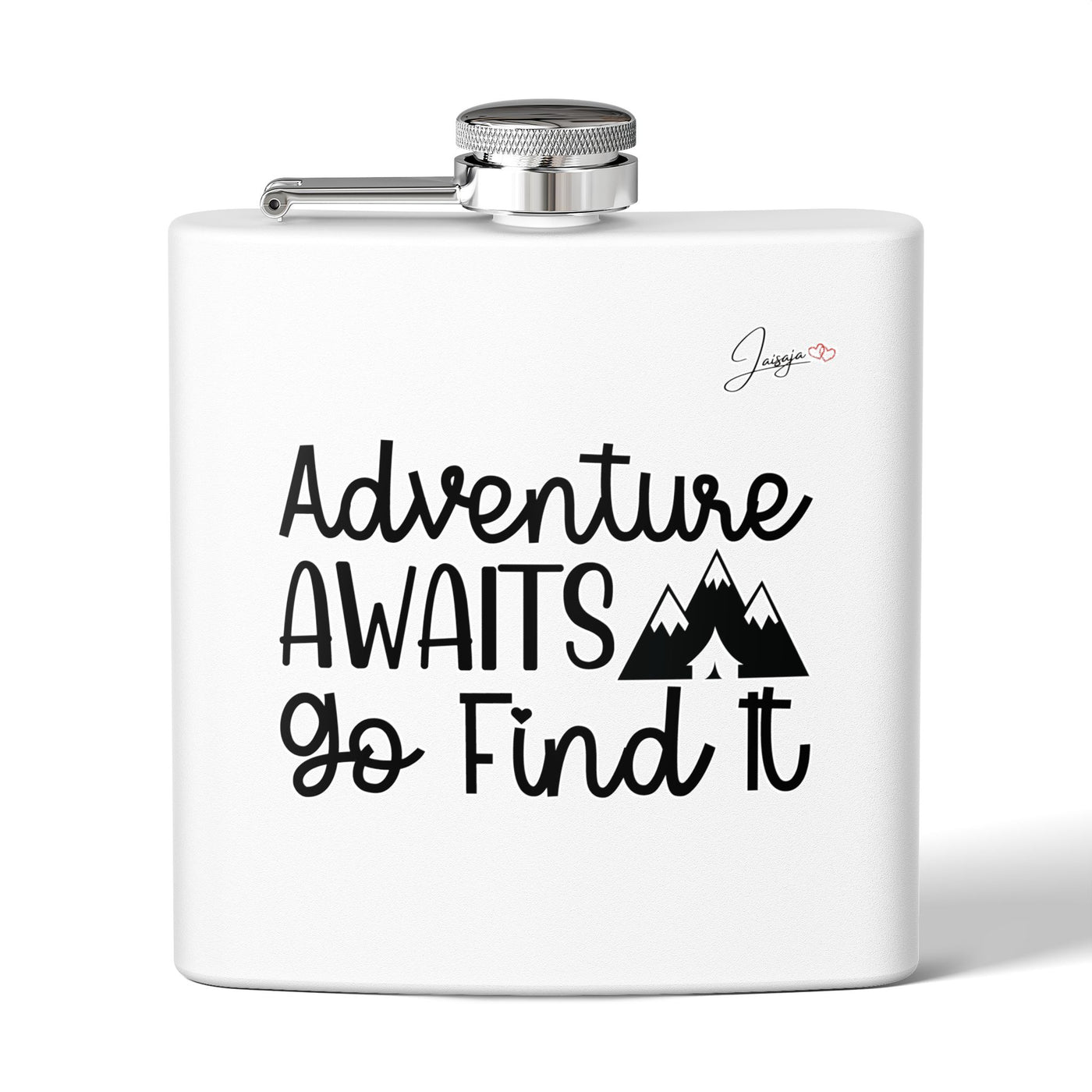 Adventure Awaits Go Find It - 6 oz Flask