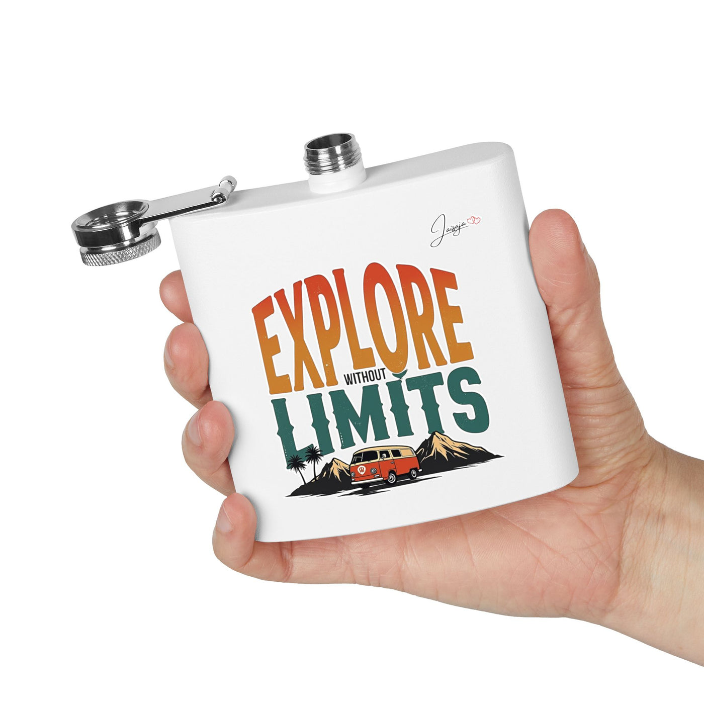 Explore Without Limits - 6 oz Flask