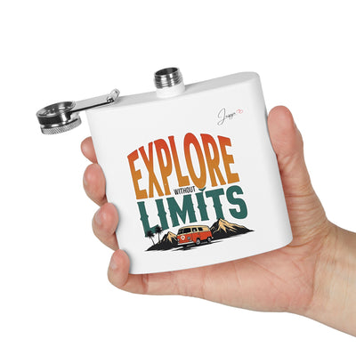 Explore Without Limits - 6 oz Flask