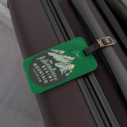 Adventure Mountain - Luggage Tag