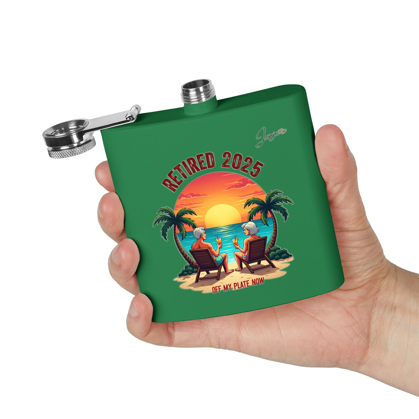Retired 2025 Off My Plate Now - 6 oz Flask