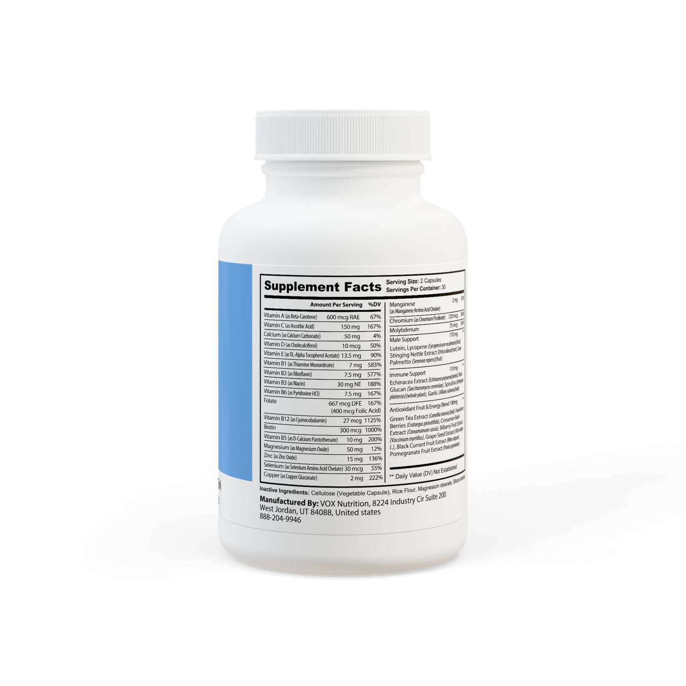 Multivitamin for Men Supplement (60 Capsules)