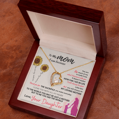 GIFT FOR MOM NECKLACE HEART