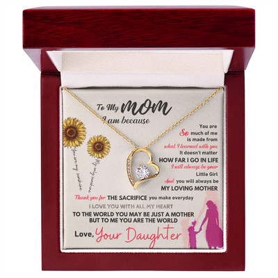 GIFT FOR MOM NECKLACE HEART