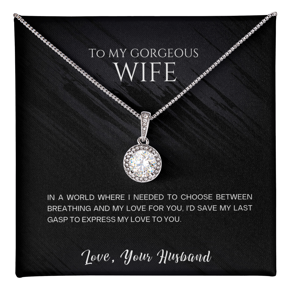 To My Gorgeous Wife Love Your Husband