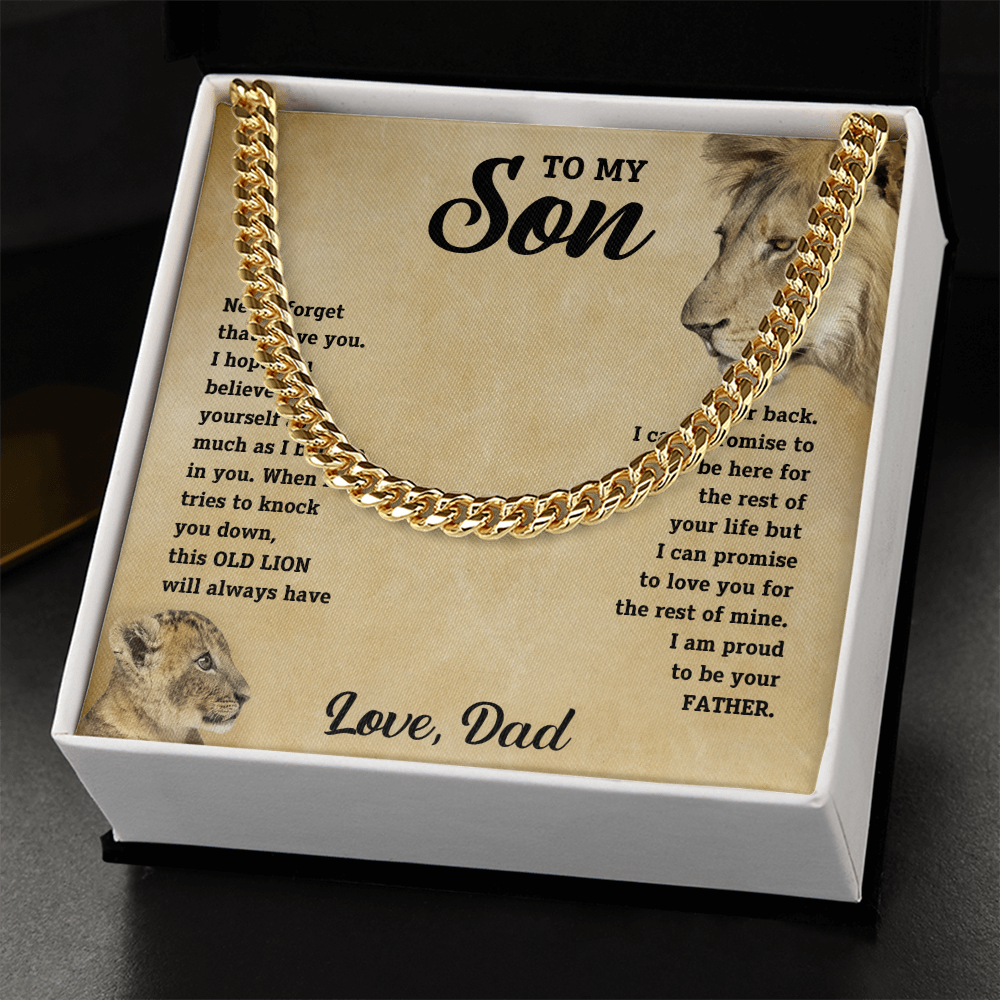 To My Son Love Dad