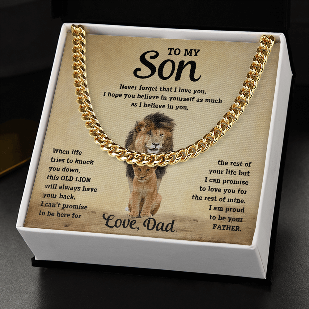 To My Son Love Dad