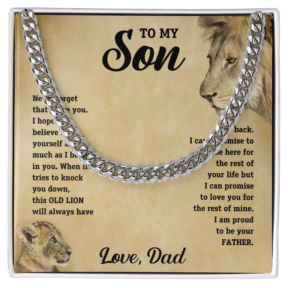 To My Son Love Dad