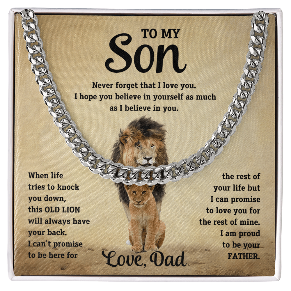 To My Son Love Dad