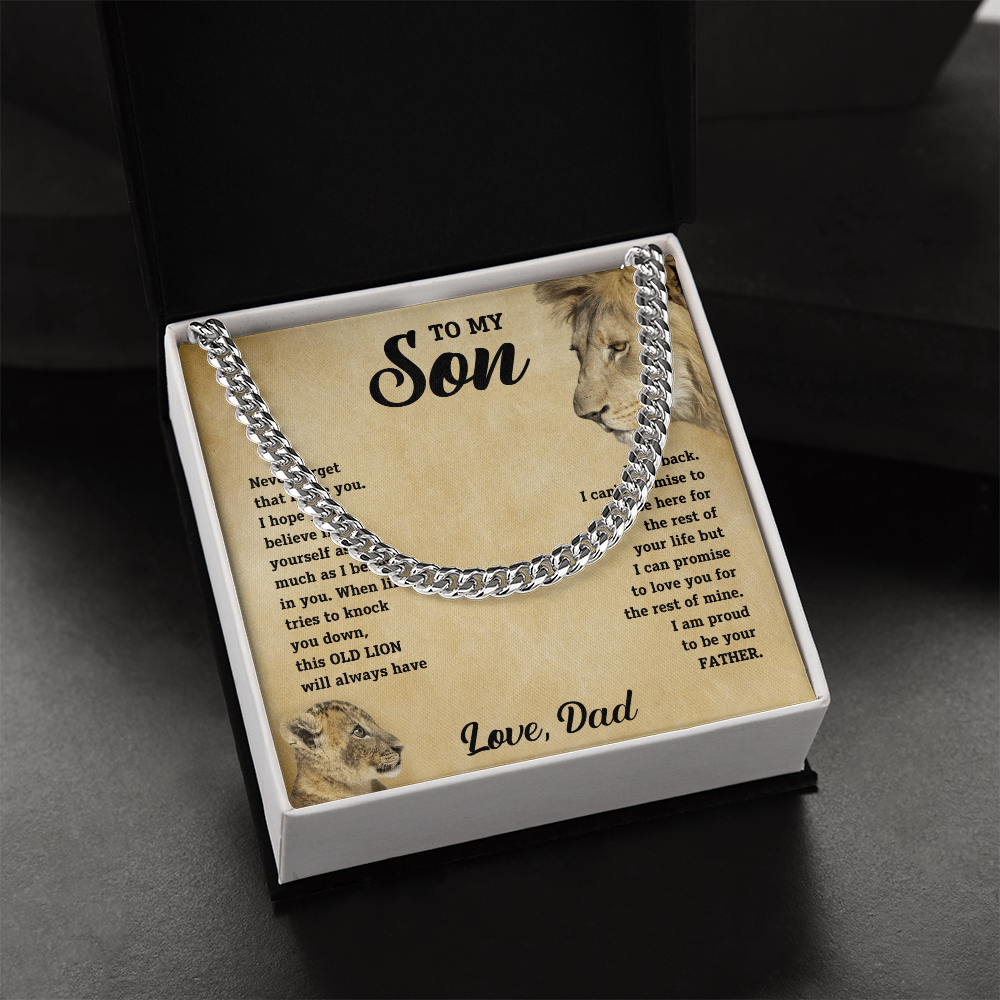 To My Son Love Dad