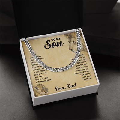 To My Son Love Dad
