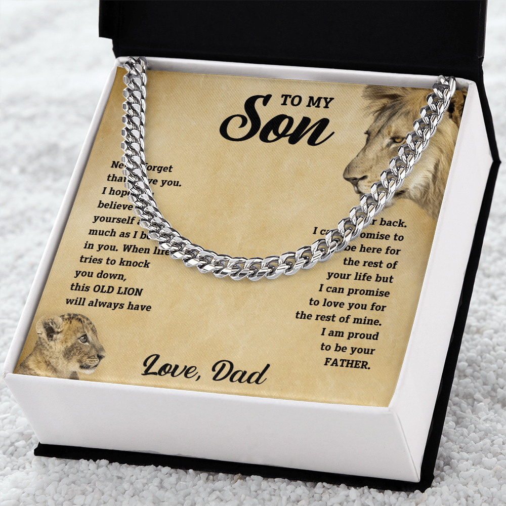 To My Son Love Dad