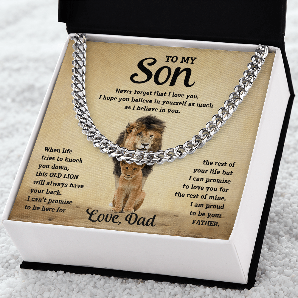 To My Son Love Dad