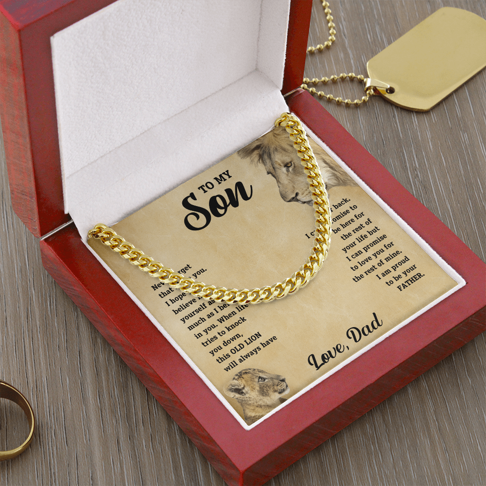 To My Son Love Dad