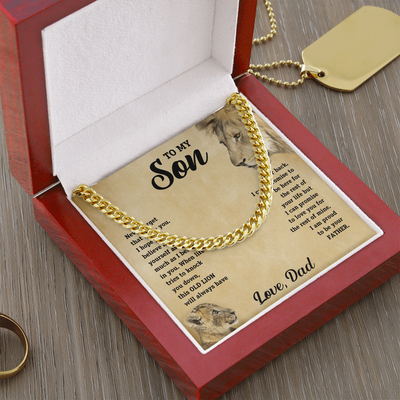 To My Son Love Dad