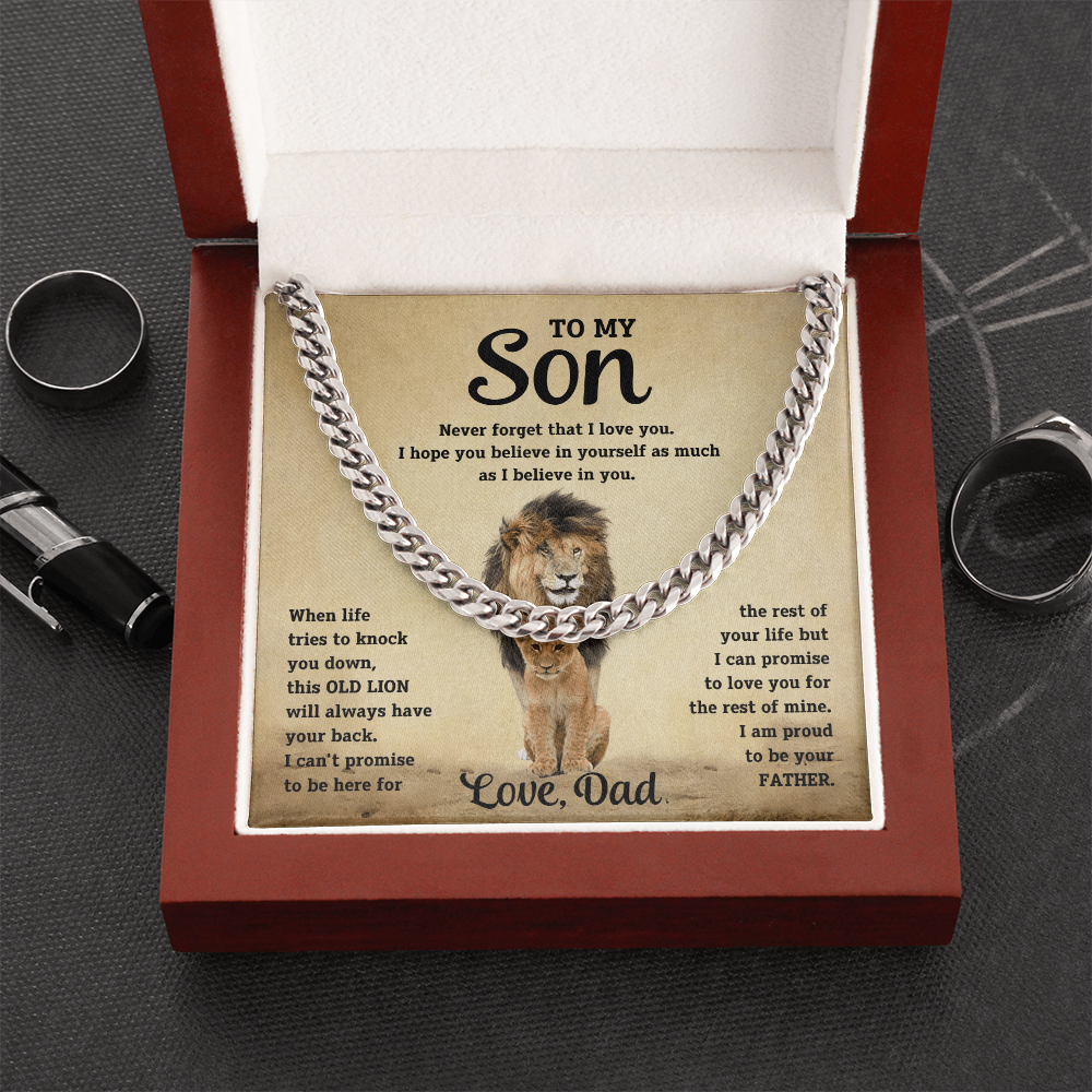 To My Son Love Dad