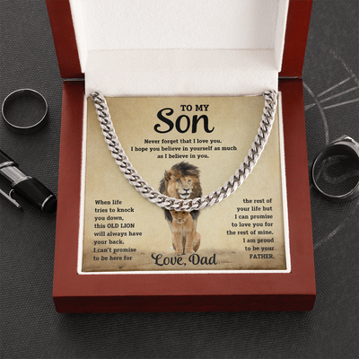 To My Son Love Dad