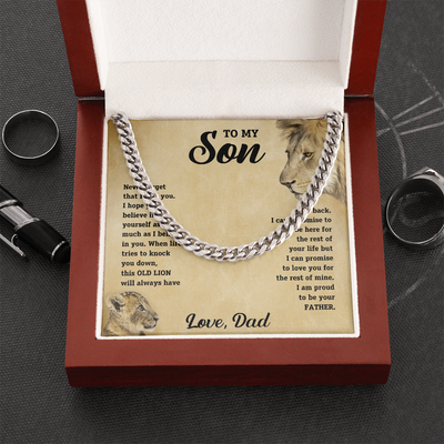 To My Son Love Dad