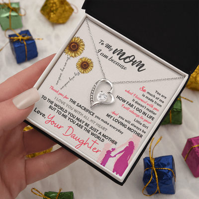 GIFT FOR MOM NECKLACE HEART