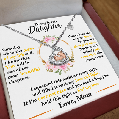 To My Lovely Daughter Love Mom