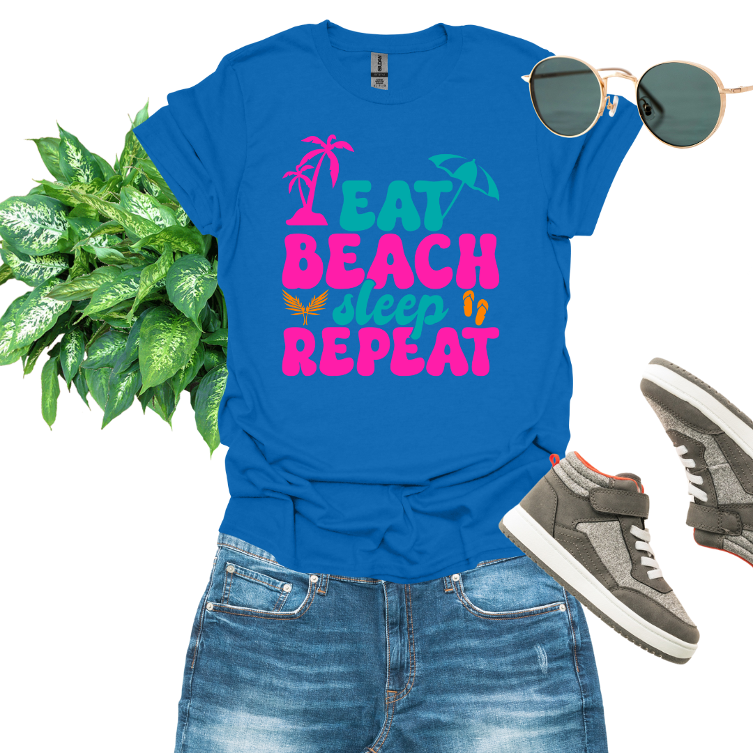 Manger, Plage, Dormir, Répéter