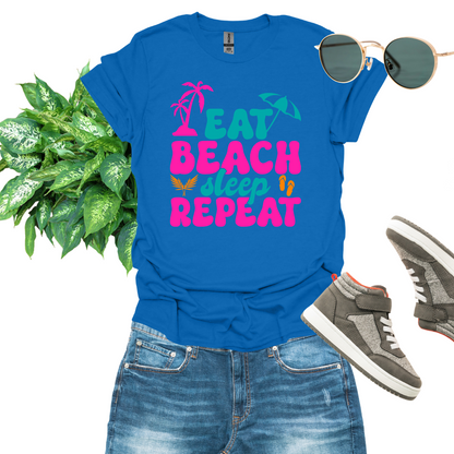 Manger, Plage, Dormir, Répéter