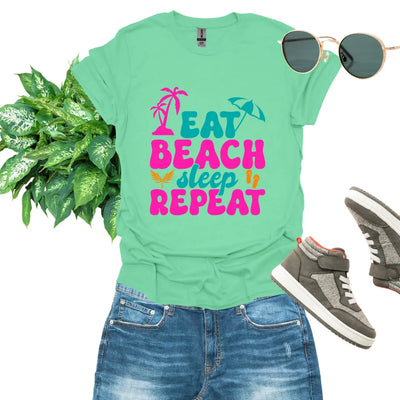 Eat Beach Sleep Repeat Printify
