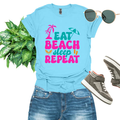 Eat Beach Sleep Repeat Printify