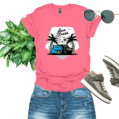 Less Stress Camping T-Shirt - Jaisaja
