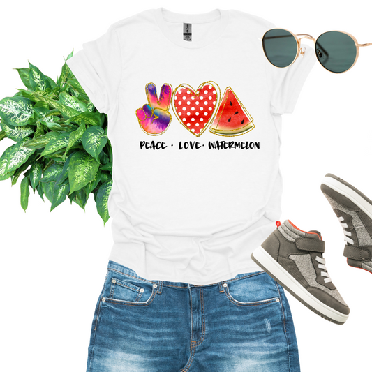 Peace Love Watermelon